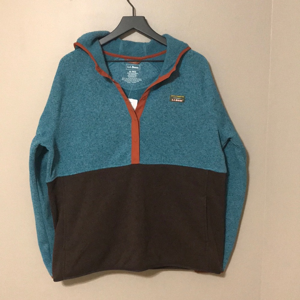 L.L. Bean Hooded Sweater Fleece